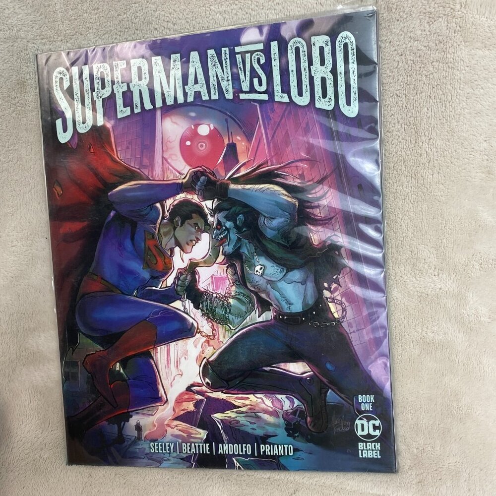DC Comics Black Label Superman Vs Lobo #1 Cover A Book One 2021